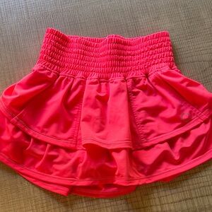 Bubblegum Pink Athletic Skirt